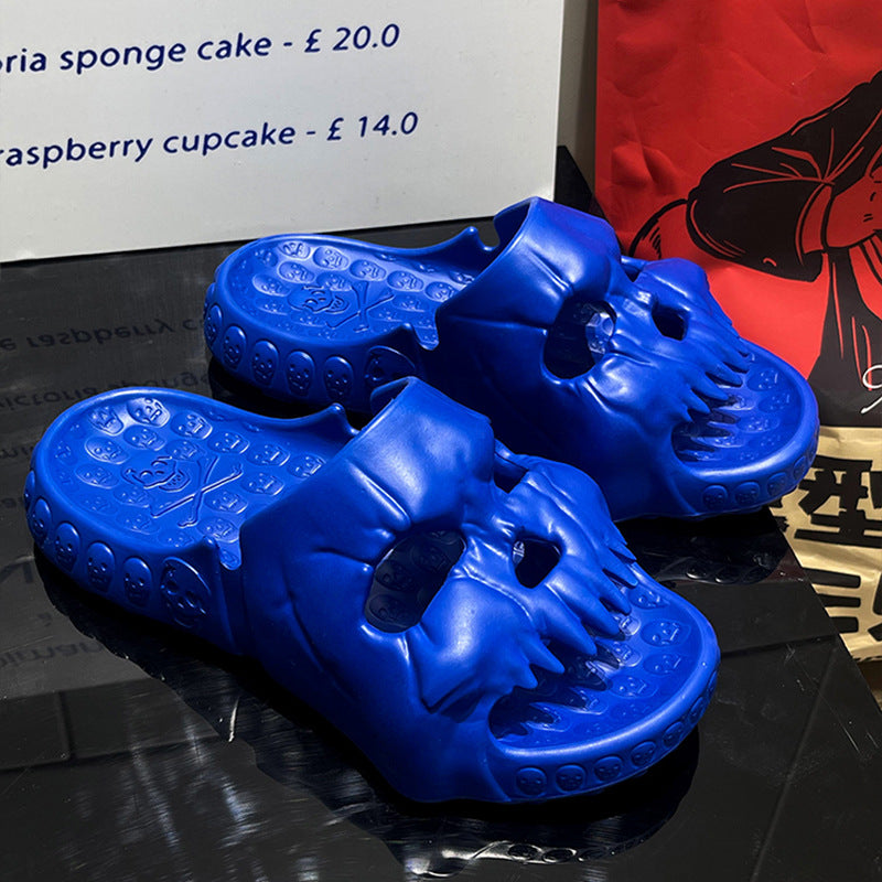 Midnight Bat | Skull Halloween Slippers For Women