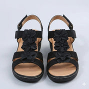 Catherine Winslow | Floral Comfort Wedge Sandals For Women
