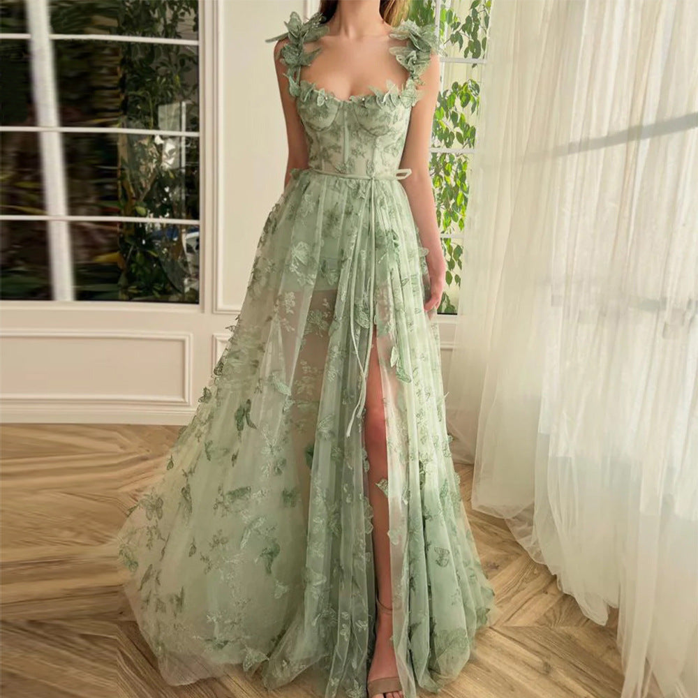 Rosamund Ainsley | Elegant Lace Formal Maxi Dress For Women