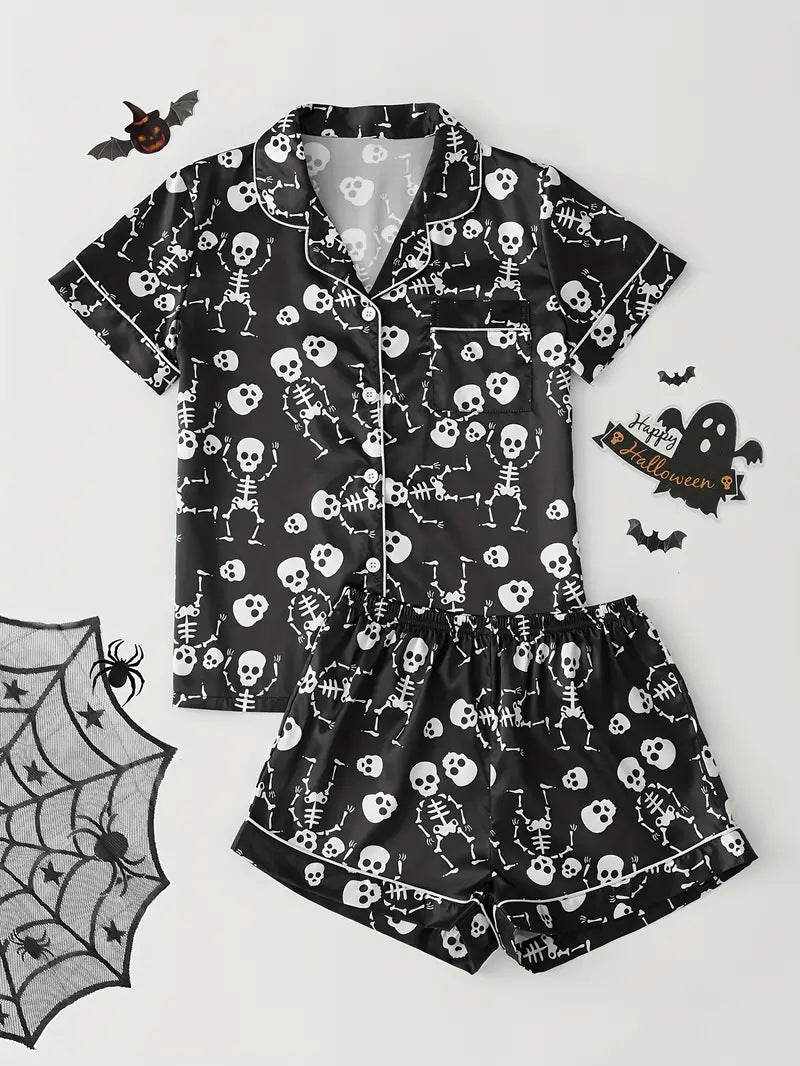 Haunted Pumpkin | Halloween Pyjama Set For Women