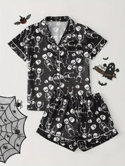 Haunted Pumpkin | Halloween Pyjama Set For Women