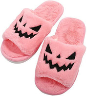 Little Boo | Pumpkin Halloween Slippers For Women