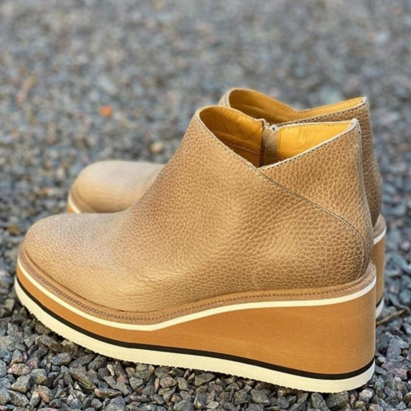 Priscilla Dunmore | Platform Wedge Ankle Boots For Women