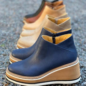 Priscilla Dunmore | Platform Wedge Ankle Boots For Women