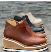 Priscilla Dunmore | Platform Wedge Ankle Boots For Women