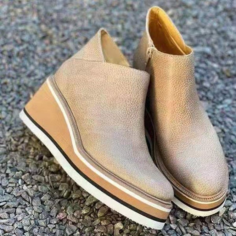 Priscilla Dunmore | Platform Wedge Ankle Boots For Women