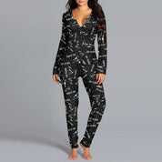 Black Cat Society | Black Cat Halloween Jumpsuit For Women