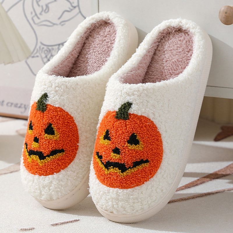 Miss Spooky | Pumpkin Halloween Slippers Unisex