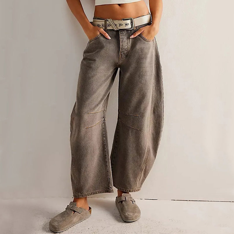 Georgina Fairfax | Wide-Leg Straight Trousers For Women