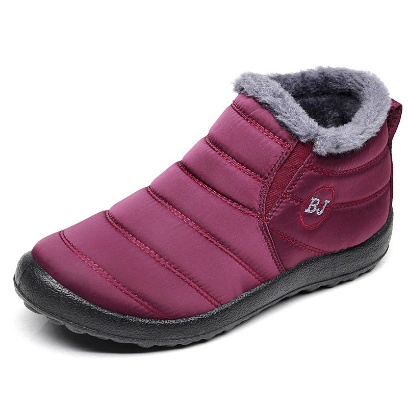 Douglas Hartwell | Fur-Lined Slip-On Snow Ankle Boots For Men