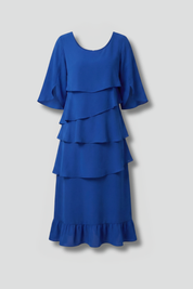 Vivienne Hartley | Tiered Ruffle Midi Dress For Women