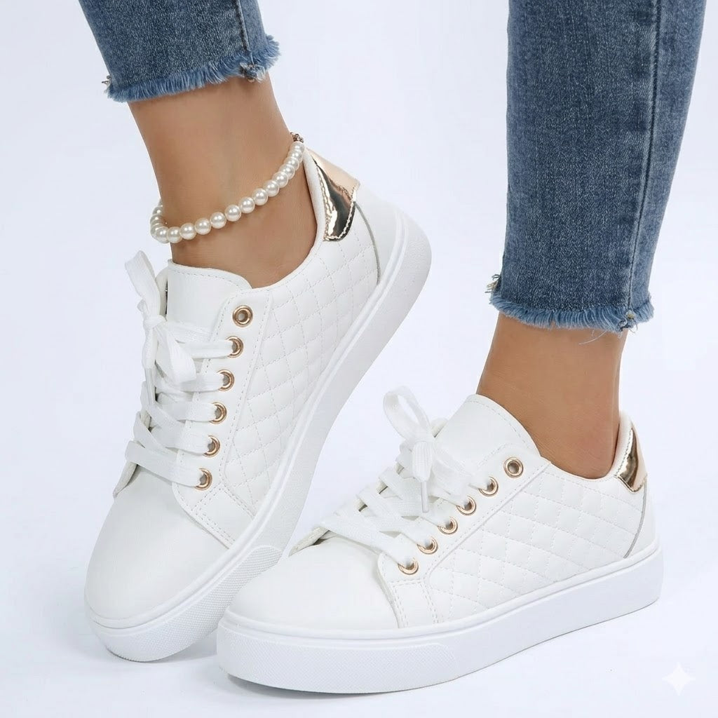 Margaux Stirling | Quilted Fashion Sneakers For Women
