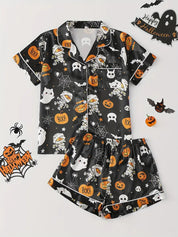 Haunted Pumpkin | Halloween Pyjama Set For Women