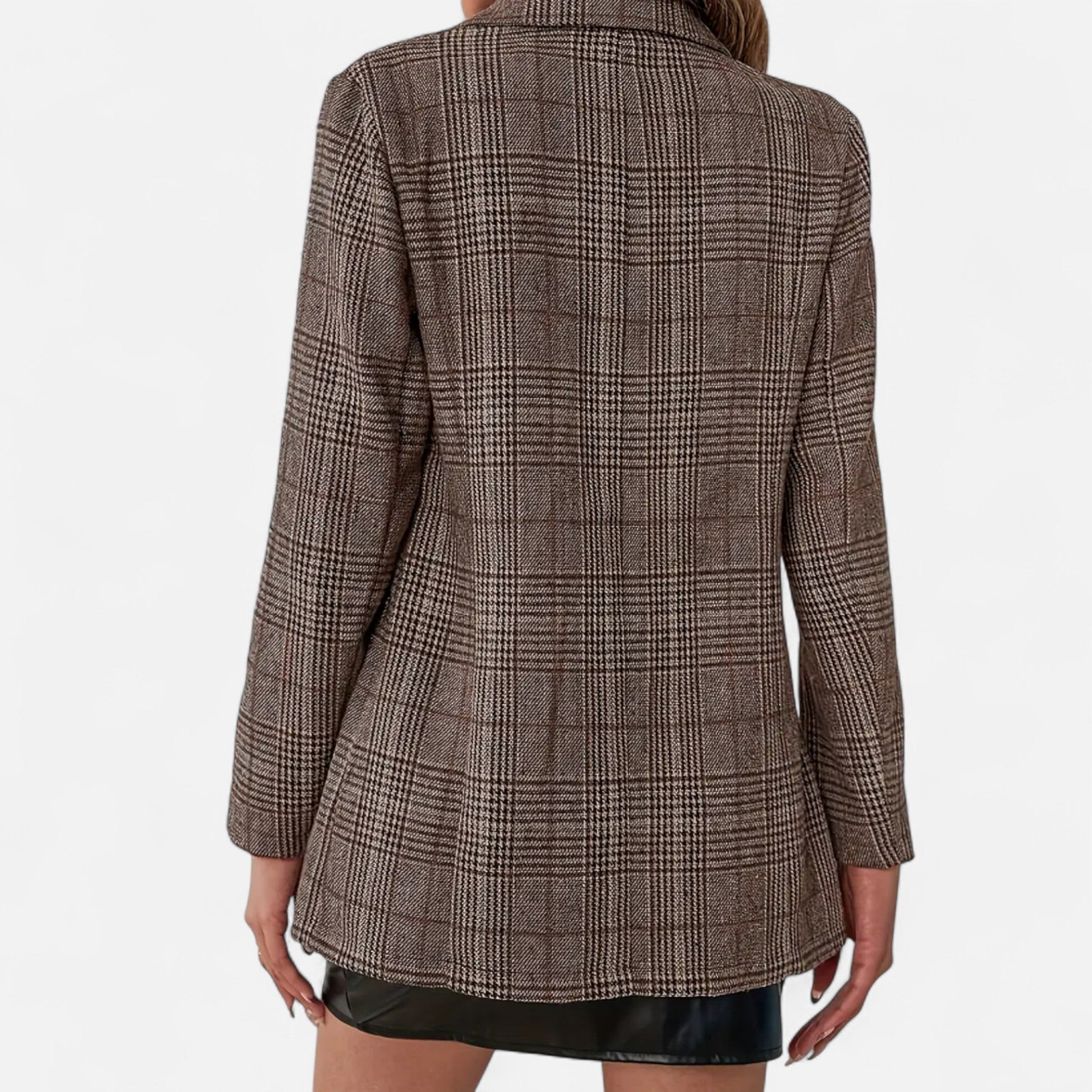 Helena Ravenswood | Tailored Check Blazer For Women