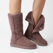 Genevieve Dunbar | Fur-Lined Knee-High Winter Boots For Women