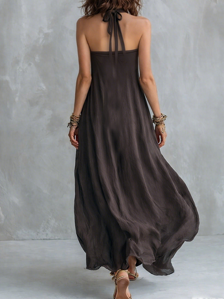 Josephine Hartley | Halter Neck Maxi Dress For Women