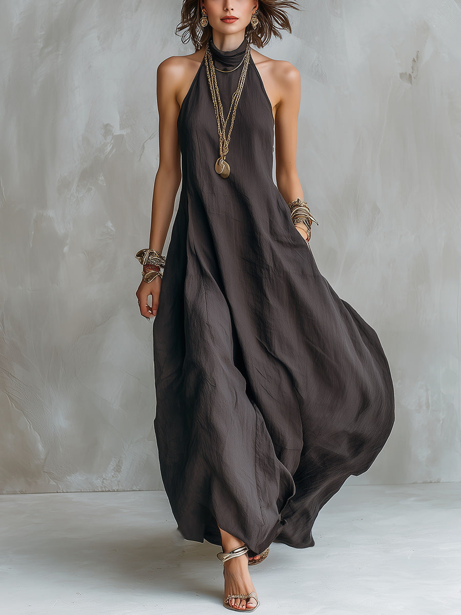 Josephine Hartley | Halter Neck Maxi Dress For Women