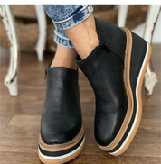 Priscilla Dunmore | Platform Wedge Ankle Boots For Women