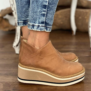 Priscilla Dunmore | Platform Wedge Ankle Boots For Women