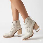 Rosalind Vickers | Western Cowboy Ankle Boots For Women