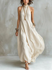 Josephine Hartley | Halter Neck Maxi Dress For Women
