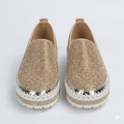 Rosalind Fairweather | Crystal Embellished Slip-On Sneaker For Women