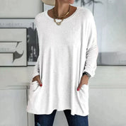 Harriet Voss | Oversized Long Sleeve Tunic Top For Women