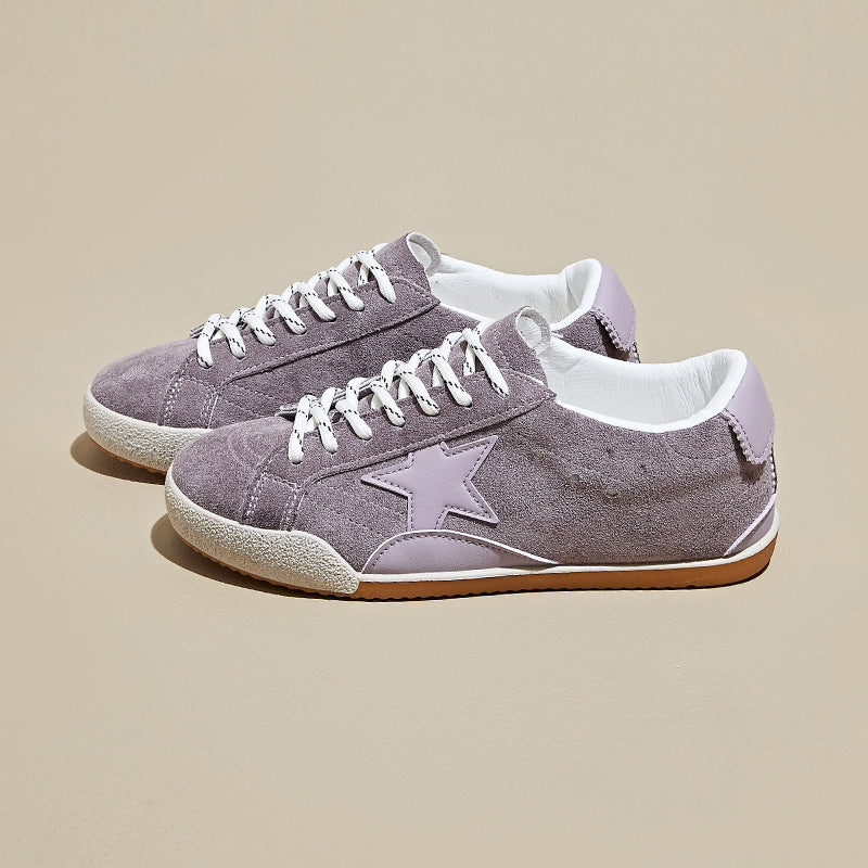 Genevieve Ashford | Retro Suede Sneakers For Women