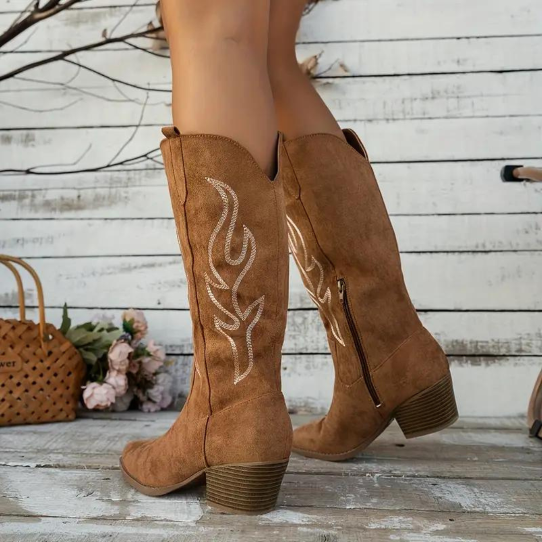 Harriet Dunmore | Western Knee-High Cowboy Boots For Women
