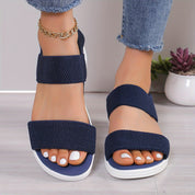 Anastasia Bellmore | Lightweight Elastic Strap Sandals For Women