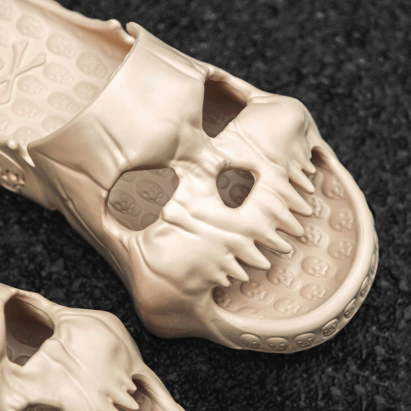 Midnight Bat | Skull Halloween Slippers For Women