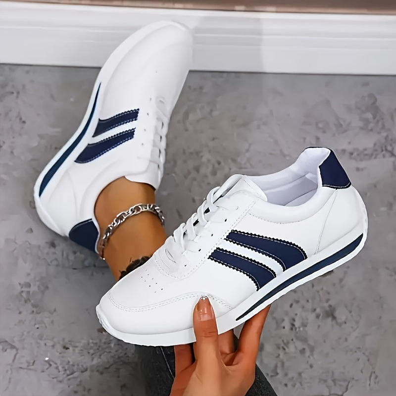Harriet Collingwell | Classic Stripe Low Top Sneakers For Women