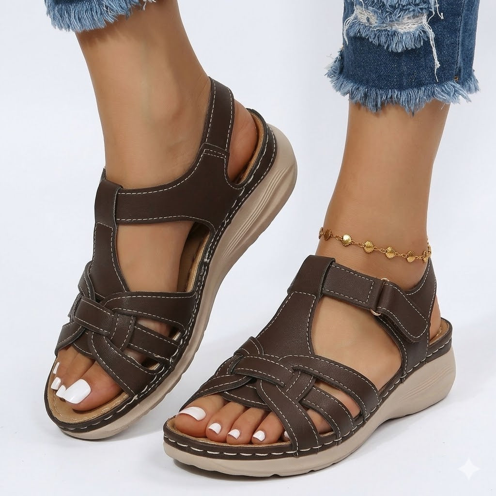 Winifred Lacombe | Gladiator Flat Sandals For Women
