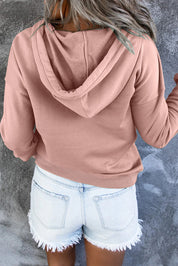 Bronte Halliwell | Casual Button-Neck Hoodie For Women