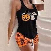 Trick & Treat | Pumpkin Halloween Pyjamas For Women