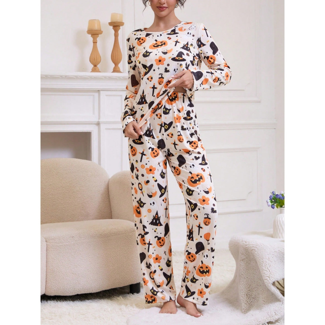 Ghostly Glow | Ghost Halloween Pyjamas For Women