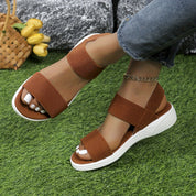 Anastasia Bellmore | Lightweight Elastic Strap Sandals For Women