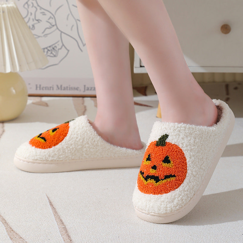 Miss Spooky | Pumpkin Halloween Slippers Unisex