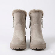 Harriet Collingdale | Fur Trim Ankle Boot For Women