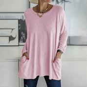 Harriet Voss | Oversized Long Sleeve Tunic Top For Women