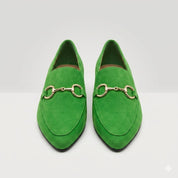 Rosabelle Kincaid | Suede Horsebit Loafer Flats For Women