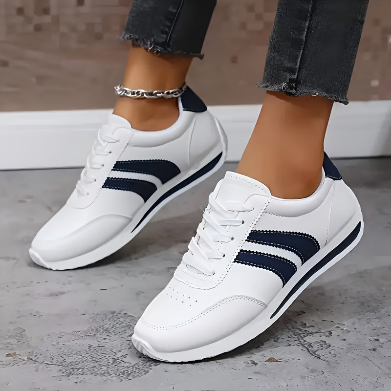 Harriet Collingwell | Classic Stripe Low Top Sneakers For Women