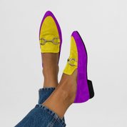 Rosabelle Kincaid | Suede Horsebit Loafer Flats For Women