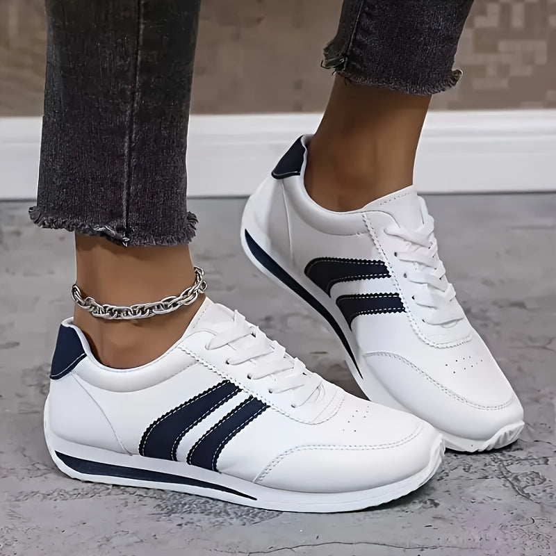 Harriet Collingwell | Classic Stripe Low Top Sneakers For Women