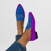 Rosabelle Kincaid | Suede Horsebit Loafer Flats For Women