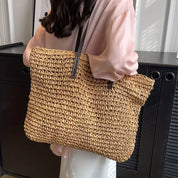 Adelaide Wrenworth | Woven Straw Tote Bag For Women