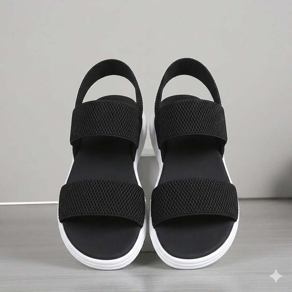 Anastasia Bellmore | Lightweight Elastic Strap Sandals For Women