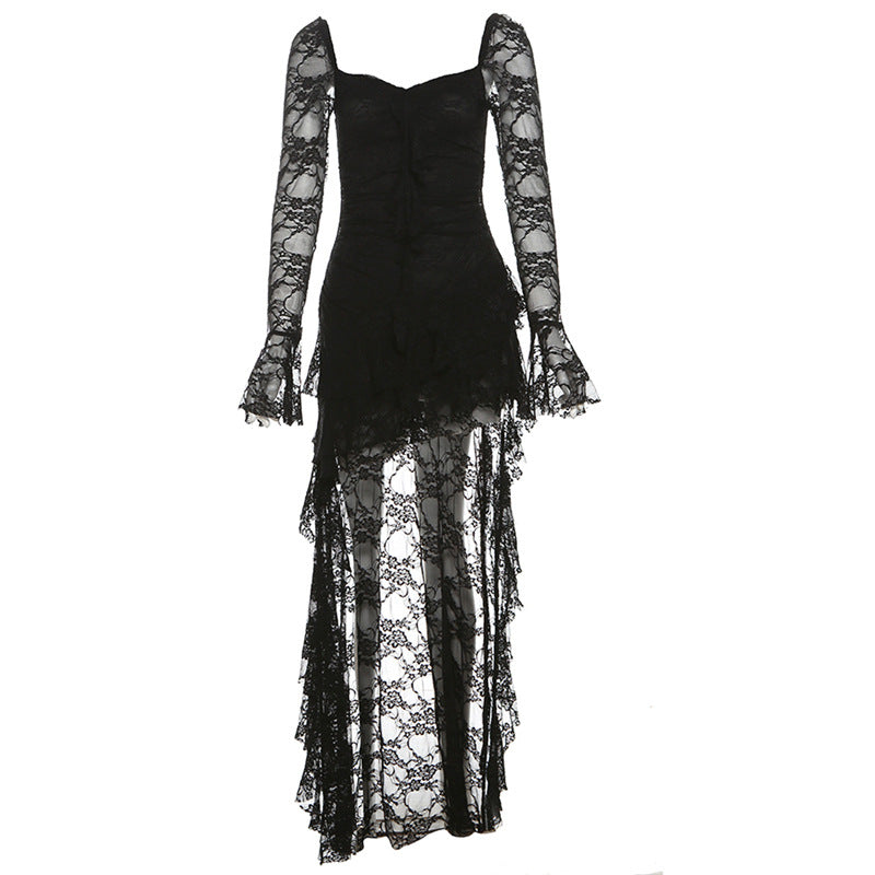 Vivienne Thackeray | Long Sleeve Lace Mini Dress For Women