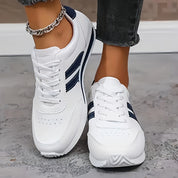 Harriet Collingwell | Classic Stripe Low Top Sneakers For Women
