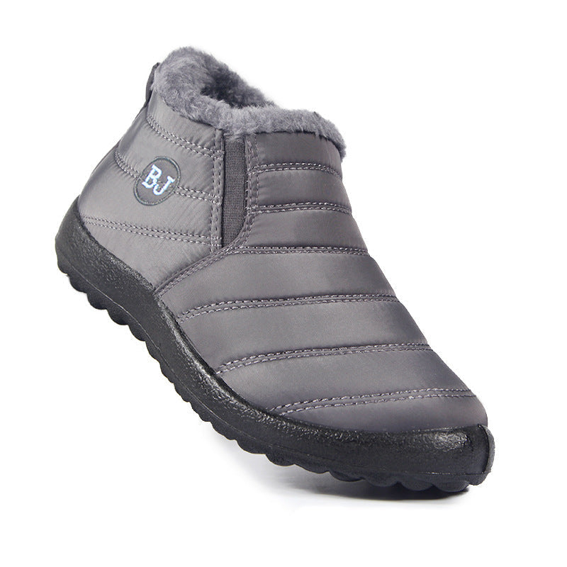 Douglas Hartwell | Fur-Lined Slip-On Snow Ankle Boots For Men